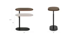 Portima Walnut C Side Table - Modern & Stylish Living Room Table -Furniture Sales 2024 image73686