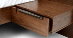 Nera Walnut California King Bed with Nightstands - Luxurious Bedroom Set -Furniture Sales 2024 image74047
