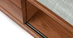 Nederin Pebble Gray Walnut Bench - Stylish & Durable Outdoor Seating -Furniture Sales 2024 image74580