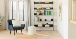 Angle Denim Blue Chair - Stylish Lounge Chair for Modern Living Rooms