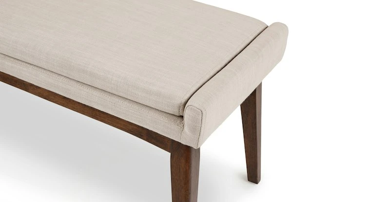 Chantel Antique Ivory 56" Bench - Elegant Bedroom Seating 4 Chantel Antique Ivory 56" Bench - Elegant Bedroom Seating - Image 4