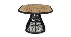 Calliope Black Oval Dining Table - Stylish Outdoor Furniture for Elegant Dining -Furniture Sales 2024 image78503
