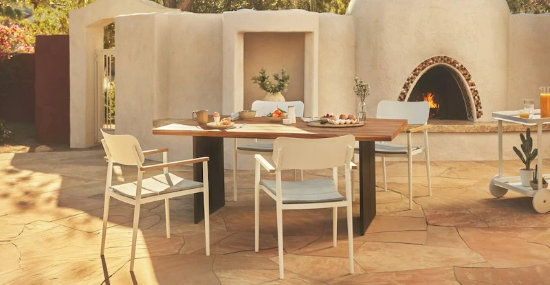 Elan White Dining Chair - Stylish Outdoor Dining Furniture 1 Elan White Dining Chair - Stylish Outdoor Dining Furniture