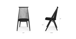 Dabo Black Dining Chair - Modern Comfort for Your Dining Space -Furniture Sales 2024 image79485