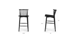 Rus Black Counter Stool - Modern Bar Stool for Kitchen & Dining -Furniture Sales 2024 image79621