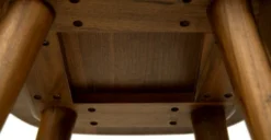 Sede Black Leather Walnut Counter Stool – Premium Modern Bar Stool for Kitchen & Dining -Furniture Sales 2024 image80168