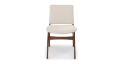 Nosh Chalk Gray Walnut Dining Chair - Modern & Comfortable Dining Room Seating -Furniture Sales 2024 image80386