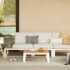 Kezia Lily White Modular Sofa - Premium Outdoor Modular Sofa Set