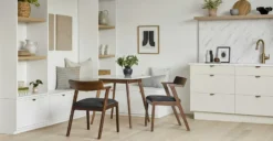 Zola Licorice Dining Chair - Modern & Comfortable Seating for Your Dining Room