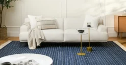 Lattus Motif Blue Rug 8 X 10 – Stylish & Durable Home Decor Rug