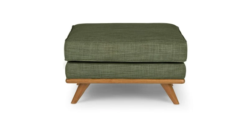 Timber Olio Green Ottoman - Stylish and Comfortable Addition to Your Living Space 2 Timber Olio Green Ottoman - Stylish and Comfortable Addition to Your Living Space - Image 2