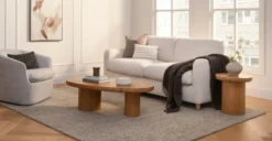 Vati Buckler Ivory Sofa Bed – Convertible Sleeper Sofa for Modern Living