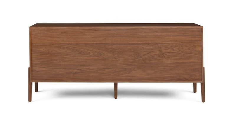 Vireo Walnut 6-Drawer Double Dresser - Stylish & Spacious Bedroom Storage 5 Vireo Walnut 6-Drawer Double Dresser - Stylish & Spacious Bedroom Storage - Image 5