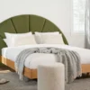 Almelo Serrano Green Queen Headboard – Elegant Bedroom Upgrade