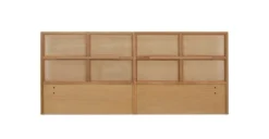 Olalla Oak King Headboard - Solid Wood Modern Bedroom Headboard -Furniture Sales 2024 image85474