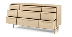 Lenia White Oak 9-Drawer Dresser - Modern Bedroom Storage Solution -Furniture Sales 2024 image85627