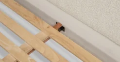 Kayra Ivory Bouclé Queen Bed - Luxurious Comfort for Your Bedroom -Furniture Sales 2024 image85744