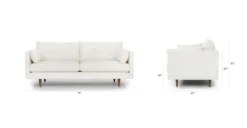 Anton Limestone 74" Sofa - Modern Loveseat for Cozy Living Spaces -Furniture Sales 2024 image86000