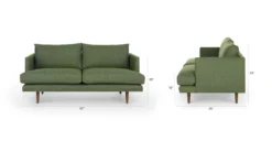 Burrard Forest Green Loveseat - Modern Two-Seater Sofa for Your Living Room 17 Burrard Forest Green Loveseat - Modern Two-Seater Sofa for Your Living Room -Furniture Sales 2024 image86825