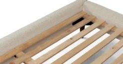 Kayra Ivory Bouclé Queen Bed - Luxurious Comfort for Your Bedroom -Furniture Sales 2024 image86875