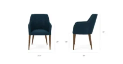 Feast Twilight Blue Dining Chair - Modern Office & Home Ergonomic Chair -Furniture Sales 2024 image86981