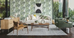 Anton Limestone Sofa - Modern Comfort & Style for Your Living Room