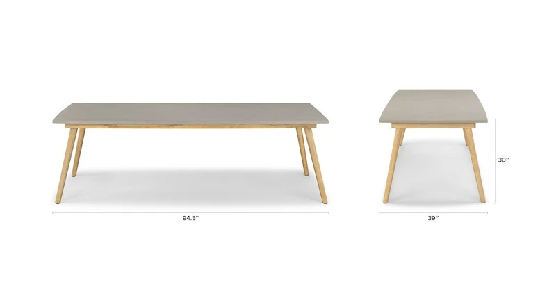 Atra Concrete Dining Table For 8 – Durable Outdoor Dining Table for Patio and Garden 9 Atra Concrete Dining Table For 8 – Durable Outdoor Dining Table for Patio and Garden - Image 9