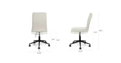 Passo Sprout Gray Office Chair - Ergonomic & Comfortable Desk Chair -Furniture Sales 2024 image88785