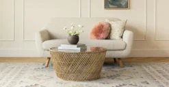 Gabriola Ivory Bouclé Loveseat - Modern Comfort & Stylish Design