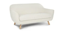Gabriola Ivory Bouclé Loveseat - Modern Comfort & Stylish Design -Furniture Sales 2024 image89212