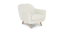 Gabriola Ivory Bouclé Lounge Chair - Modern Comfort & Style -Furniture Sales 2024 image89225