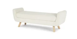 Gabriola Ivory Bouclé Bench - Stylish and Comfortable Seating 13 Gabriola Ivory Bouclé Bench - Stylish and Comfortable Seating -Furniture Sales 2024 image89238