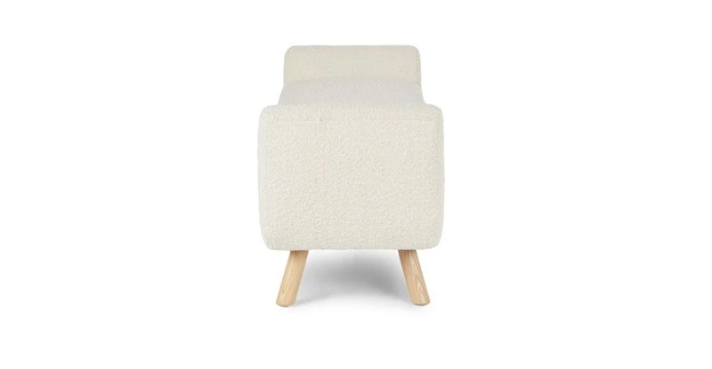Gabriola Ivory Bouclé Bench - Stylish and Comfortable Seating 5 Gabriola Ivory Bouclé Bench - Stylish and Comfortable Seating - Image 5