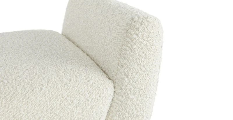 Gabriola Ivory Bouclé Bench - Stylish and Comfortable Seating 8 Gabriola Ivory Bouclé Bench - Stylish and Comfortable Seating - Image 8