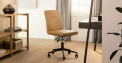 Passo Charme Tan Office Chair - Ergonomic Comfort for Your Workspace