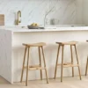 Esse Light Oak Counter Stool - Modern Bar Stool for Kitchen & Dining