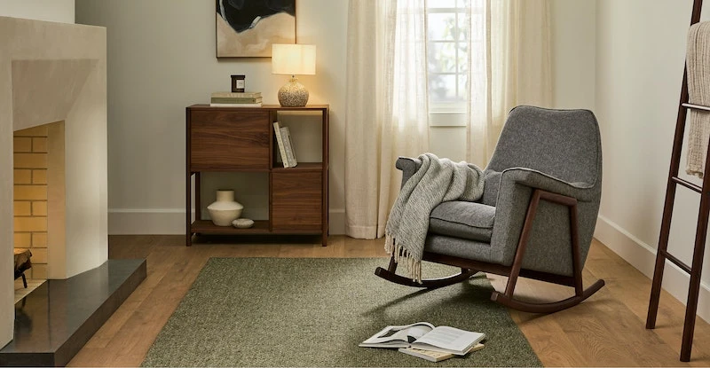 Mysen Walnut 33.5" Console Table - Elegant Wooden Cabinet for Living Room or Entryway 1 Mysen Walnut 33.5" Console Table - Elegant Wooden Cabinet for Living Room or Entryway