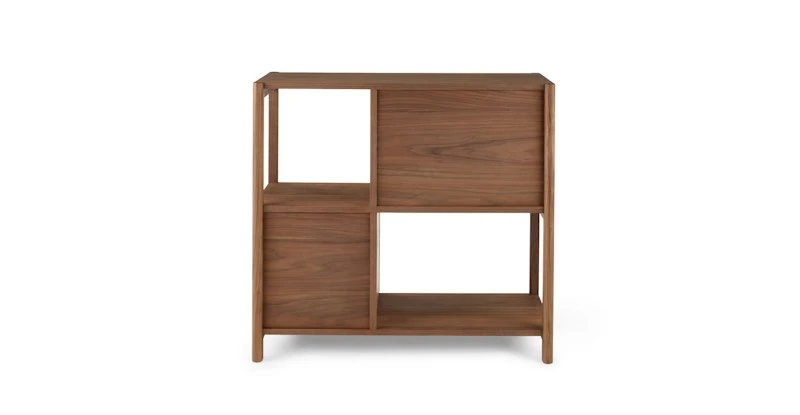 Mysen Walnut 33.5" Console Table - Elegant Wooden Cabinet for Living Room or Entryway 5 Mysen Walnut 33.5" Console Table - Elegant Wooden Cabinet for Living Room or Entryway - Image 5