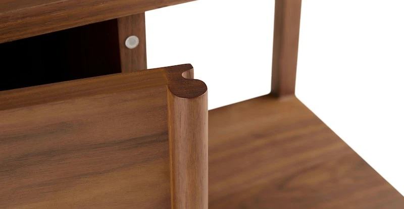 Mysen Walnut 33.5" Console Table - Elegant Wooden Cabinet for Living Room or Entryway 12 Mysen Walnut 33.5" Console Table - Elegant Wooden Cabinet for Living Room or Entryway - Image 12