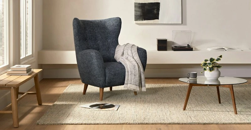 Mod Blue Berry Armchair