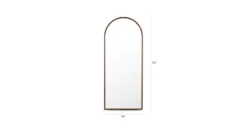 Laud Walnut Floor Mirror - Elegant Decorative Mirror for Stylish Home Decor -Furniture Sales 2024 image90253