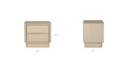 Aster Natural Ash 2-Drawer Nightstand – Solid Wood Bedroom Storage Solution 21 Aster Natural Ash 2-Drawer Nightstand – Solid Wood Bedroom Storage Solution -Furniture Sales 2024 image90437