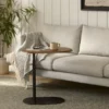 Portima Walnut C Side Table - Modern & Stylish Living Room Table