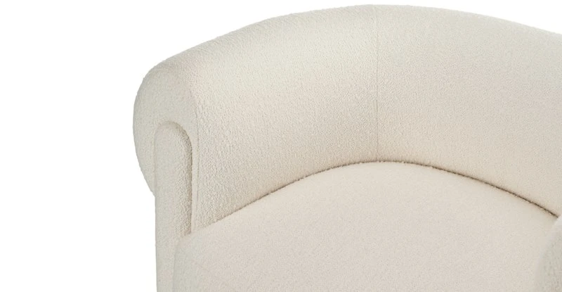 Everse Ivory Wool Bouclé Lounge Chair | Premium Comfort & Style 8 Everse Ivory Wool Bouclé Lounge Chair | Premium Comfort & Style - Image 8