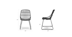 Selka Black Dining Chair - Modern Outdoor Dining Chair for Patio and Garden -Furniture Sales 2024 image91798