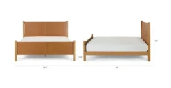 Stade Valley Tan Oak King Bed - Premium Solid Wood Bed Frame for Bedroom -Furniture Sales 2024 image92192