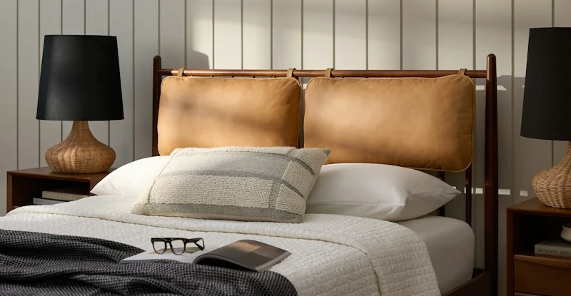 Lenia Charme Tan Headboard Cushion Set - Luxurious Bedroom Upgrade 1 Lenia Charme Tan Headboard Cushion Set - Luxurious Bedroom Upgrade