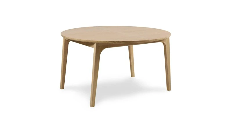 Plumas White Oak Extendable Dining Table For 6 - Modern Solid Wood Table 3 Plumas White Oak Extendable Dining Table For 6 - Modern Solid Wood Table - Image 3