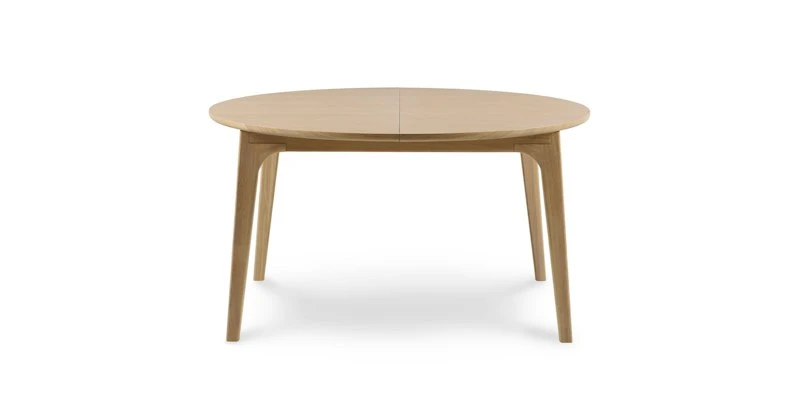 Plumas White Oak Extendable Dining Table For 6 - Modern Solid Wood Table 5 Plumas White Oak Extendable Dining Table For 6 - Modern Solid Wood Table - Image 5