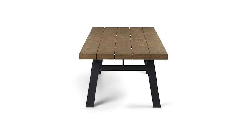 Sardis Vintage Brown Dining Table For 10 | Rustic Outdoor Dining Furniture 3 Sardis Vintage Brown Dining Table For 10 | Rustic Outdoor Dining Furniture - Image 3